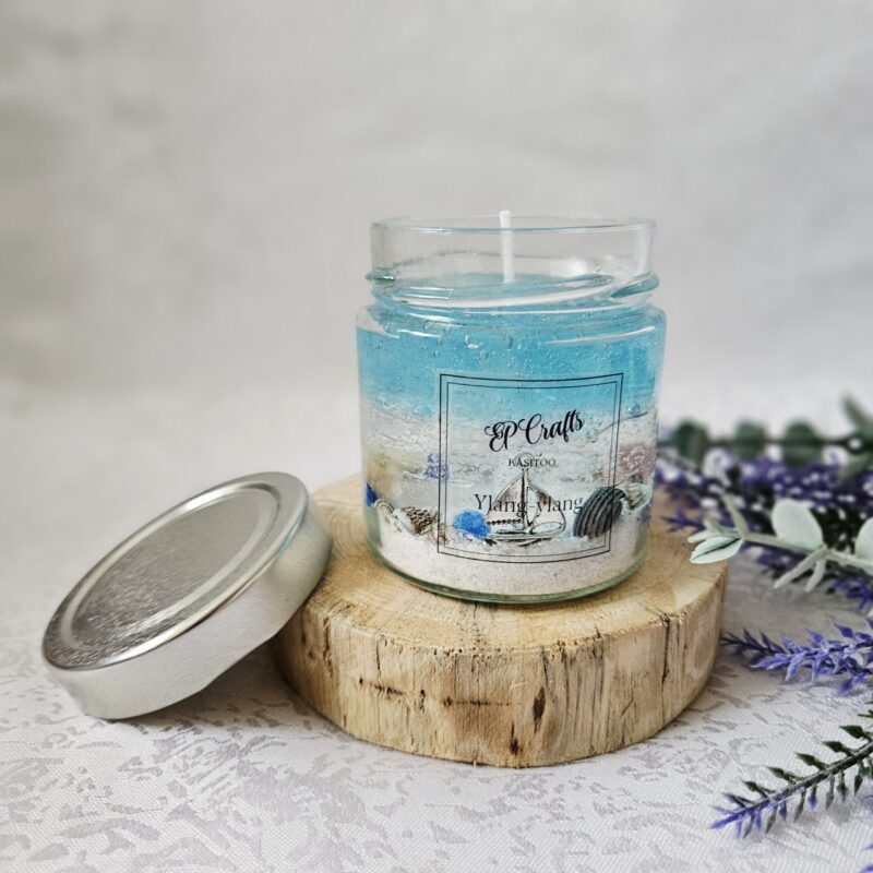 Geelküünal “Purjekas” – ylang-ylang lõhnaline käsitöö küünal