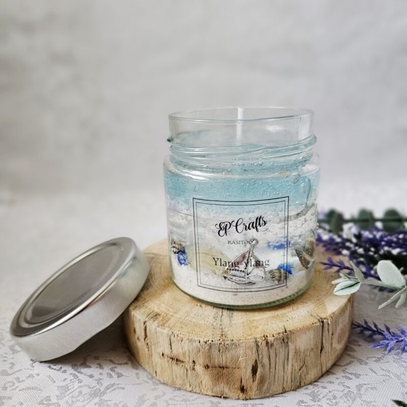 Geelküünal “Purjekas” – ylang-ylang lõhnaline käsitöö küünal